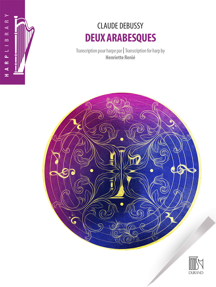Front Cover Image Deux Arabesques pour harpe
