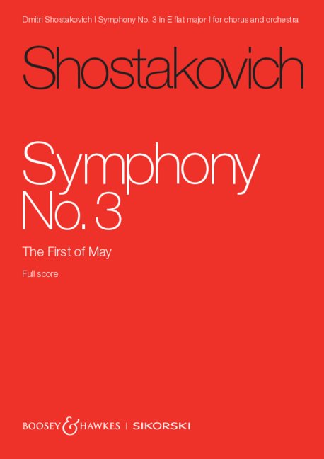 Front Cover Image Sinfonie Nr. 3 Es-Dur op. 20