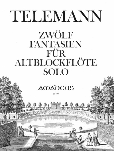 Front Cover Image 12 Fantasien  TWV 40:2-13