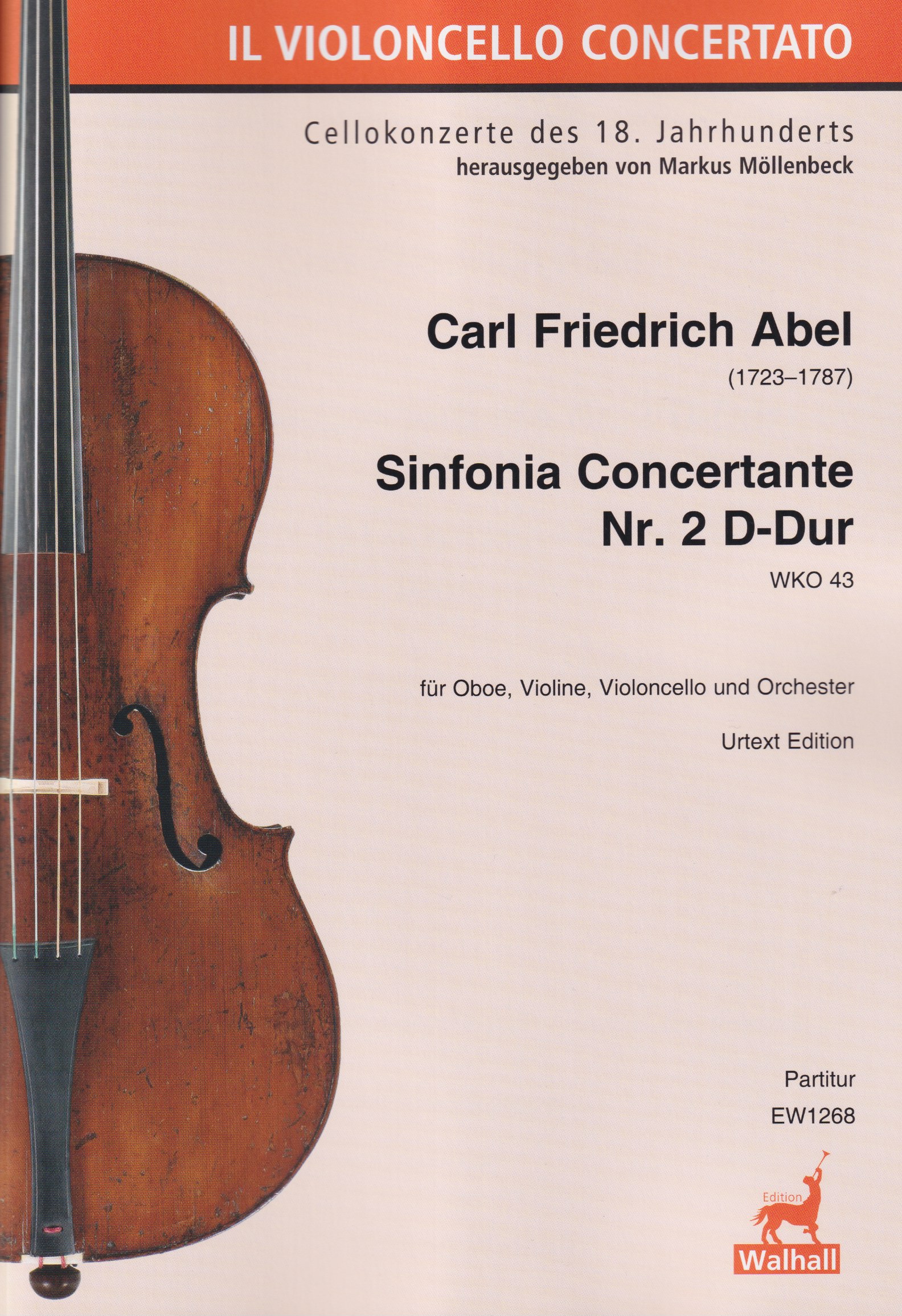 Front Cover Image Sinfonia Concertante Nr. 2 D-Dur WKO 43