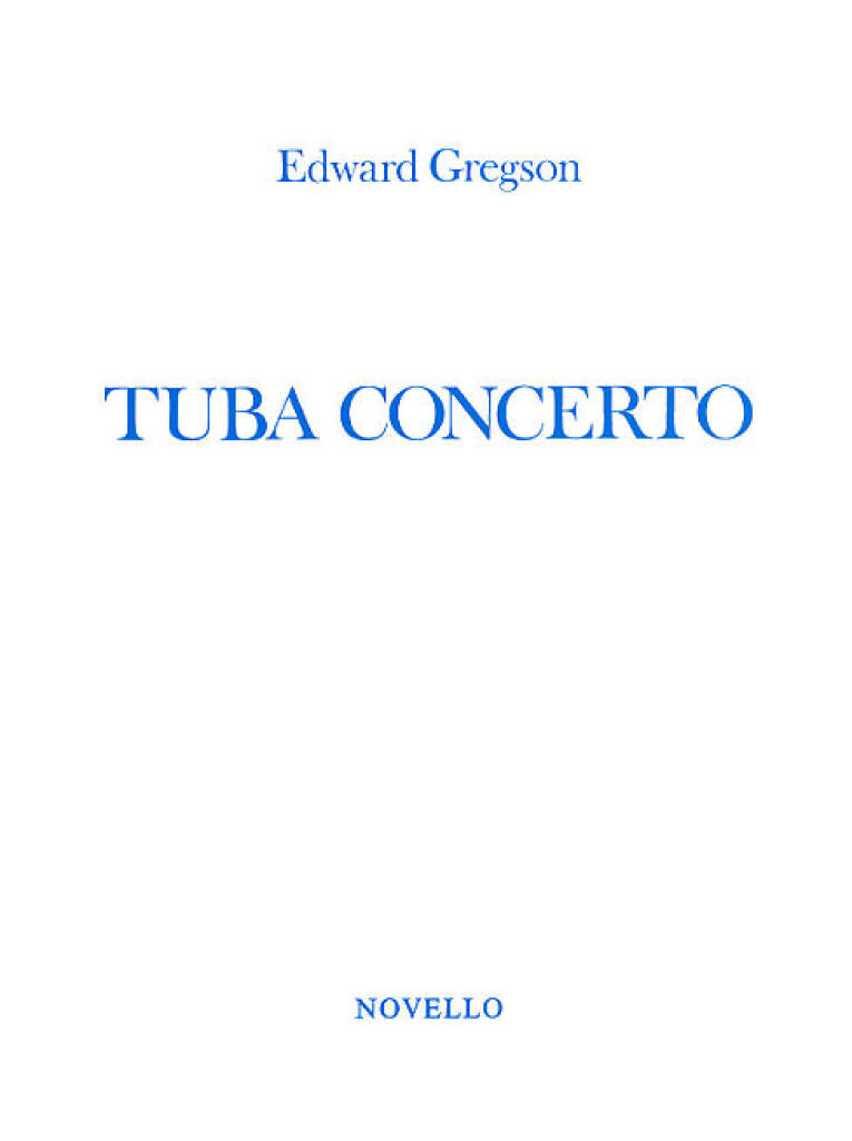Front Cover Image Tuba Concerto