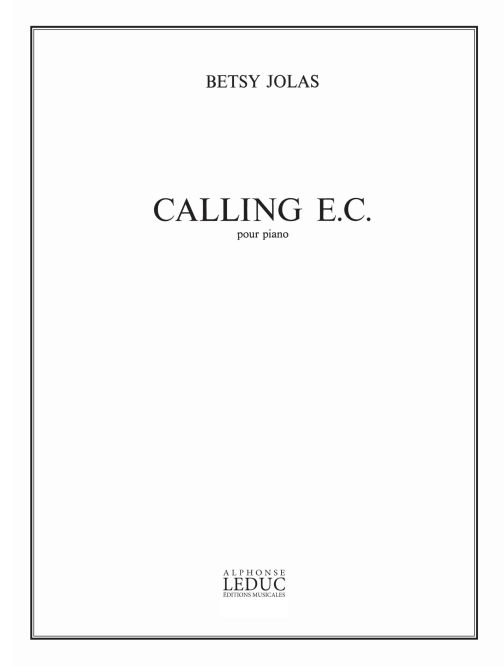 Front Cover Image Calling E.C.