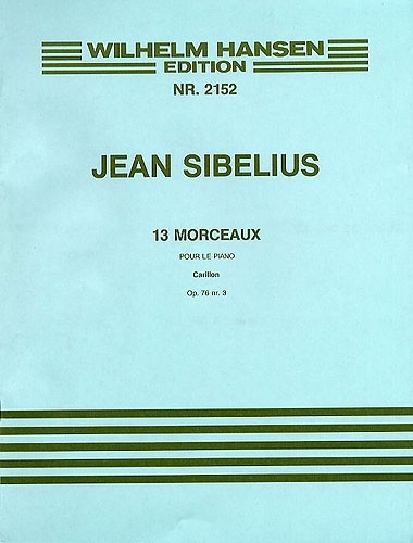 Front Cover Image 13 Morceaux Op.76 No.3 'Carillon'