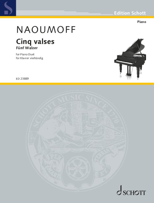 Front Cover Image Fünf Walzer