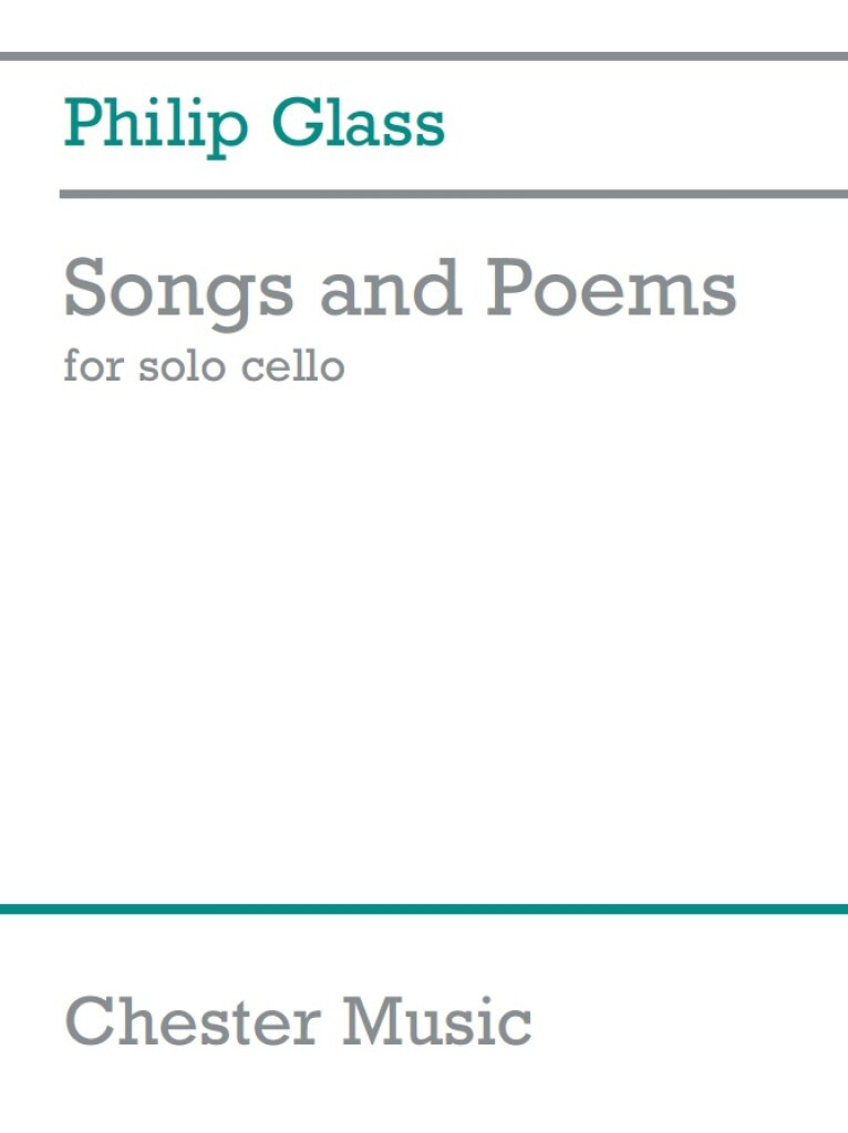 Front Cover Image Songs And Poems for solo Cello