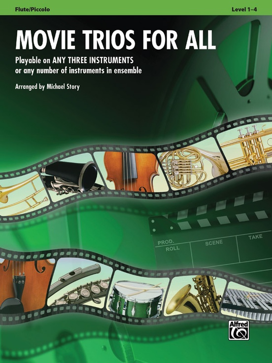 Front Cover Image Movie Trios for All - Flute