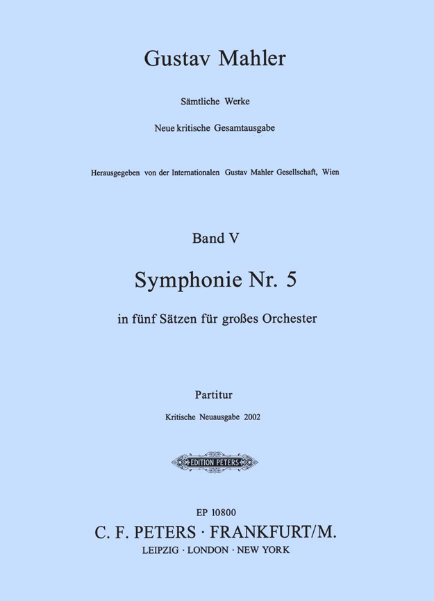 Front Cover Image Sinfonie Nr. 5 cis-Moll