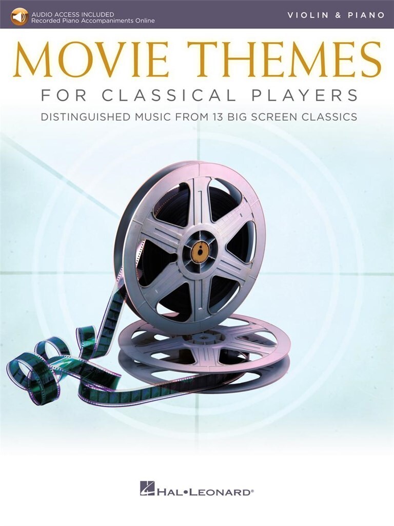 Front Cover Image Movie Themes for Classical Players - Violin