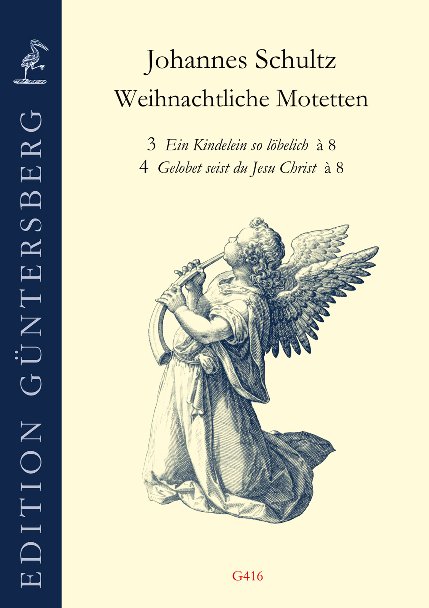 Front Cover Image Weihnachtliche Motetten zu 8 Stimmen, doppelchörig (1645)