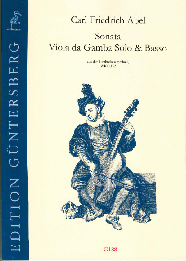 Front Cover Image Sonata Viola da Gamba Solo & Basso WKO 152