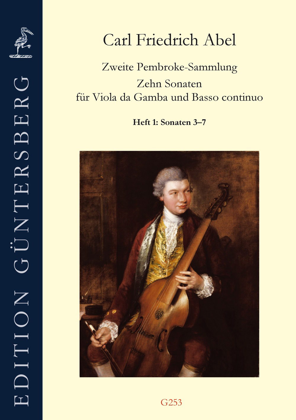 Front Cover Image Zweite Pembroke-Sammlung: Zehn Sonaten für Viola da Gamba und B.c. Heft 1 Nr. 3-7 A2:42-46