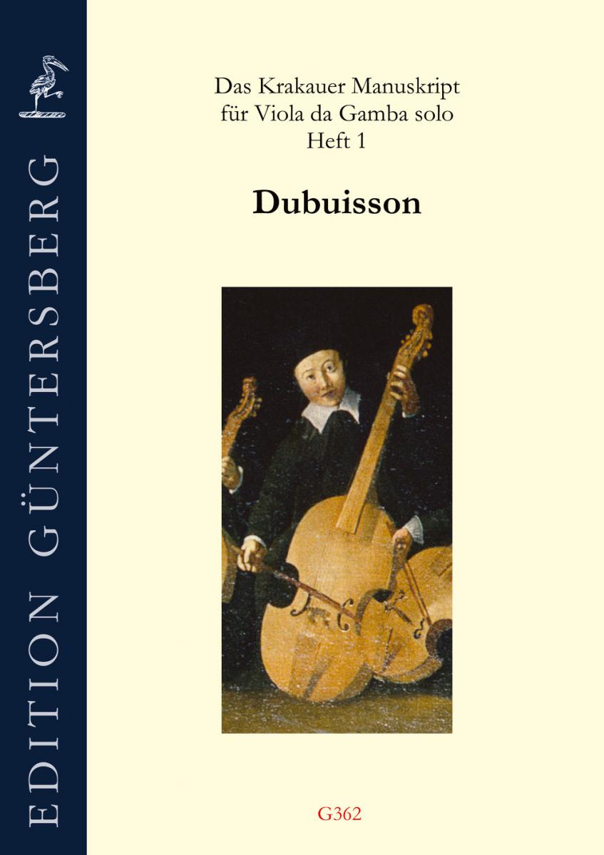 Front Cover Image Krakauer Manuskript für Viola da Gamba solo (ca. 1655)