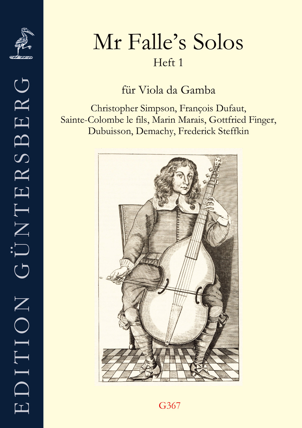 Front Cover Image Mr Falle's Solos für Viola da Gamba solo (1700-1730)