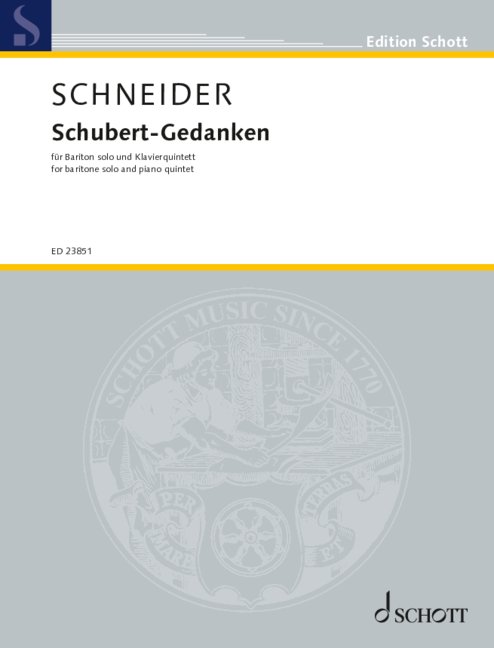 Front Cover Image Schubert-Gedanken