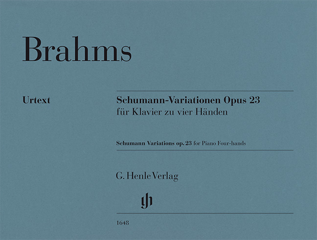 Front Cover Image Schumann-Variationen Es-dur op. 23
