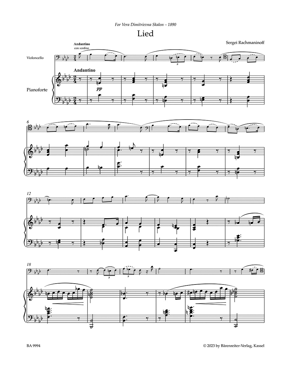 Other Cover Image Werke für Violoncello und Klavier