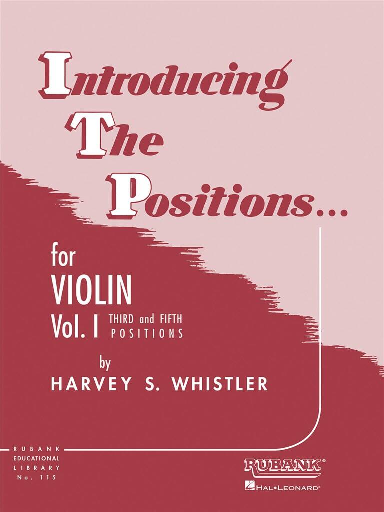Front Cover Image Introducing the Positions for Violin Volume 1