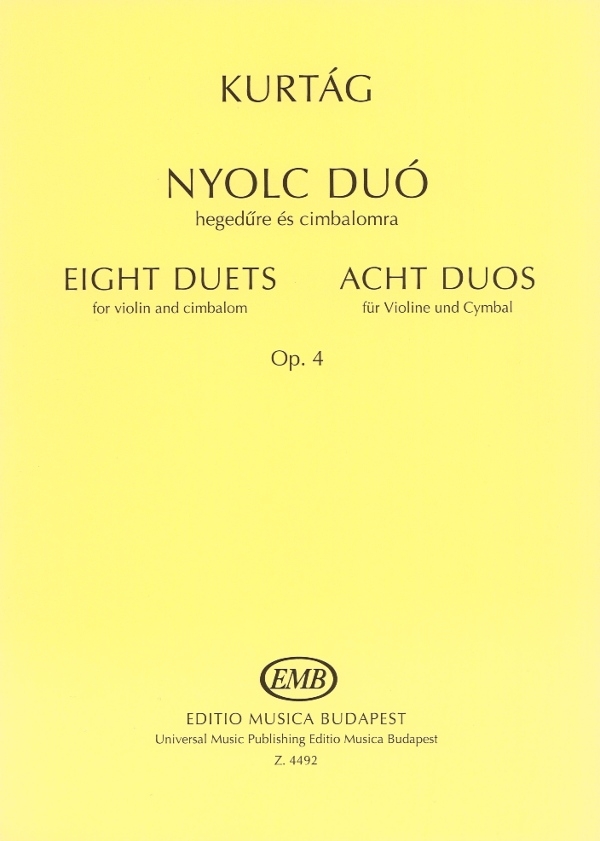 Front Cover Image Acht Duos op. 4