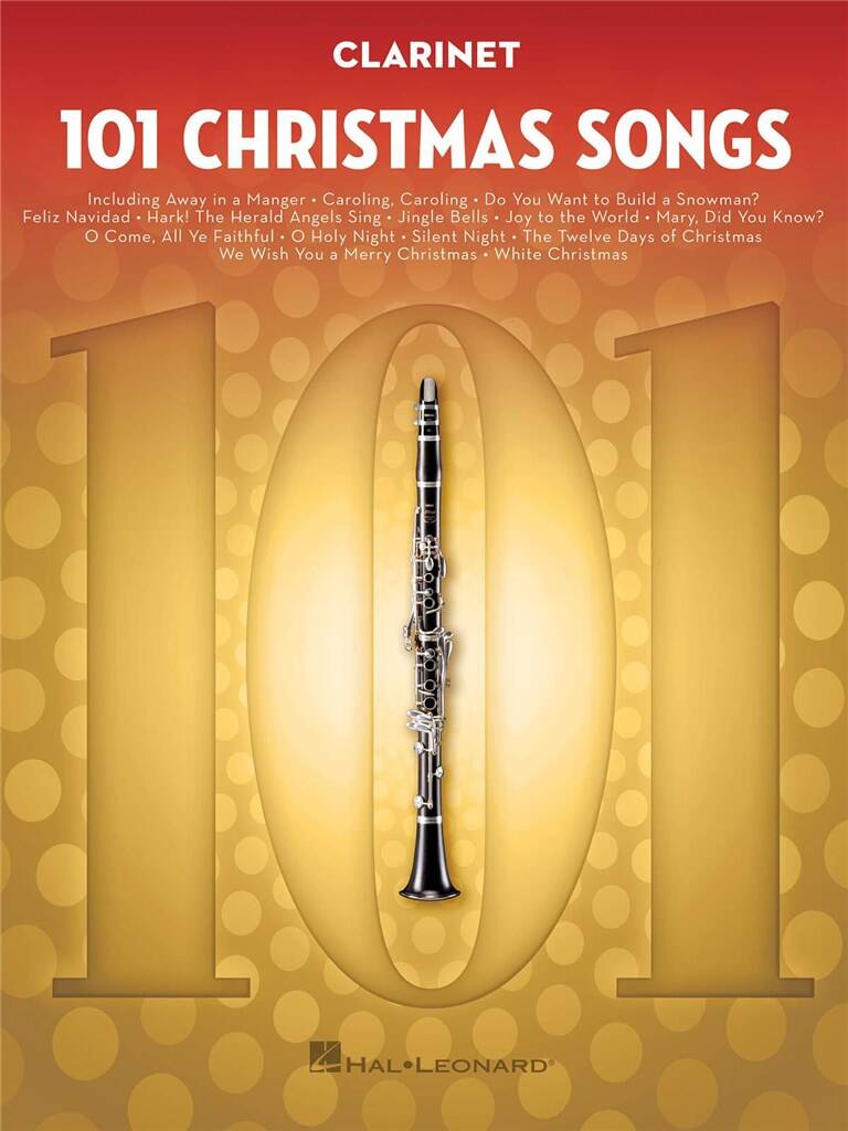 Front Cover Image 101 Christmas Songs for Clarinet