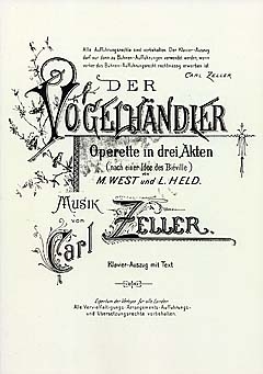Other Cover Image Der Vogelhändler (Vocal Score)