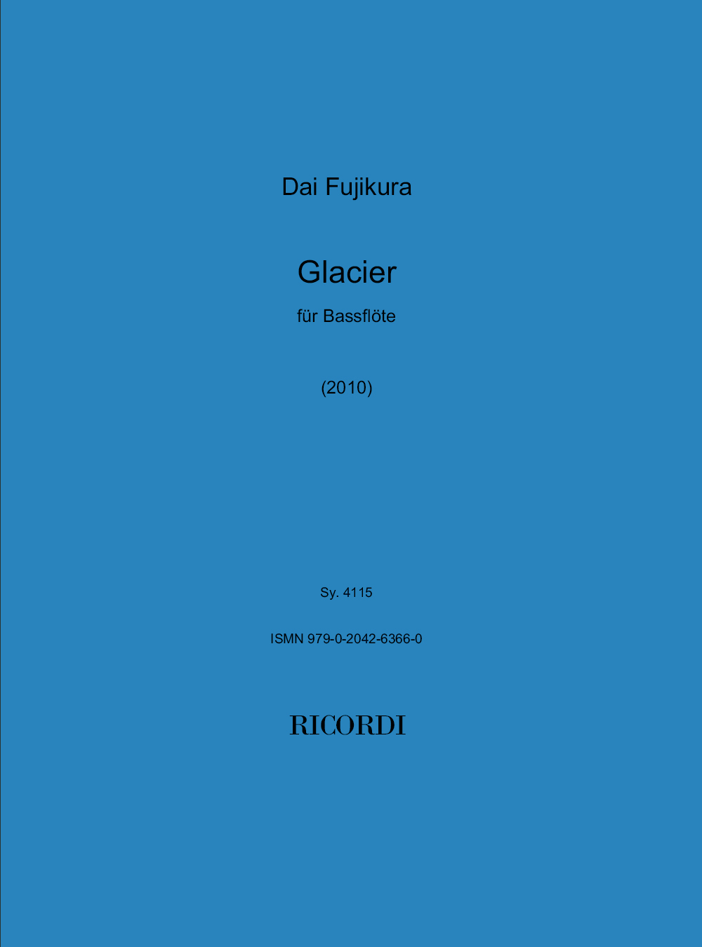 Front Cover Image Glacier