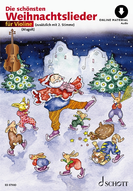 Front Cover Image Die schönsten Weihnachtslieder für Violine