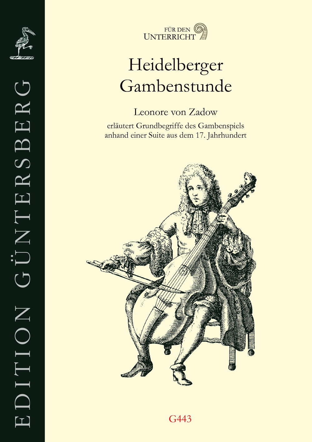 Front Cover Image Heidelberger Gambenstunde, "Sonatino" für Viola da Gamba und Basso continuo