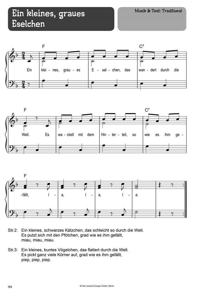 Other Cover Image 100 Kinderlieder für Klavier 2