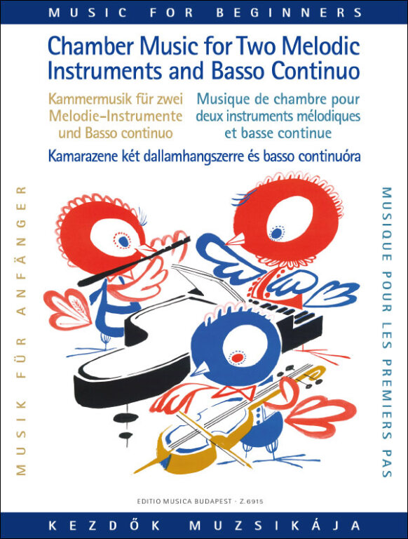 Front Cover Image Kammermusik für zwei Melodie-instrumente und Basso continuo