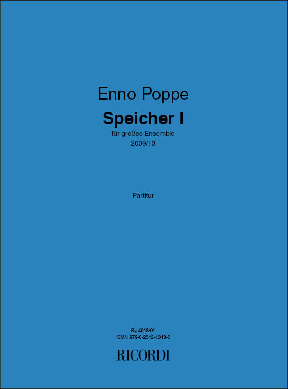 Front Cover Image Speicher I