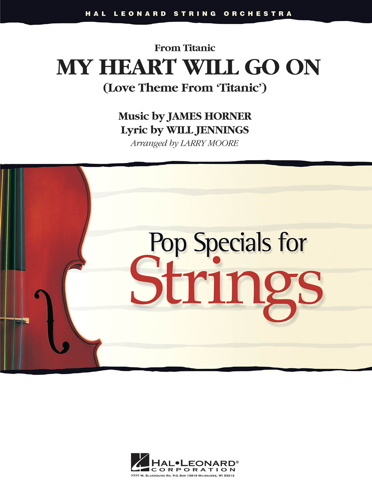 Front Cover Image My Heart Will Go On (Love Theme from Titanic)