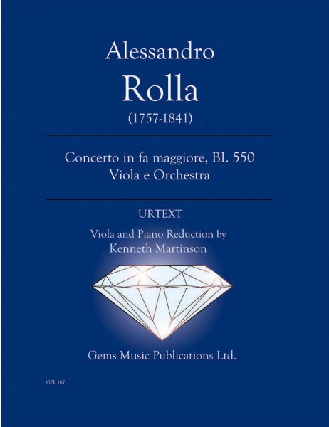 Front Cover Image Konzert für Viola und Orchester F-Dur BI. 550