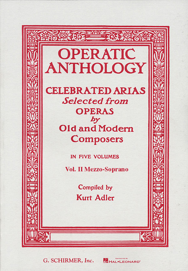 Other Cover Image Operatic Anthology – Volume 2