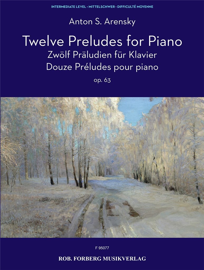 Front Cover Image 12 Préludes Op. 63