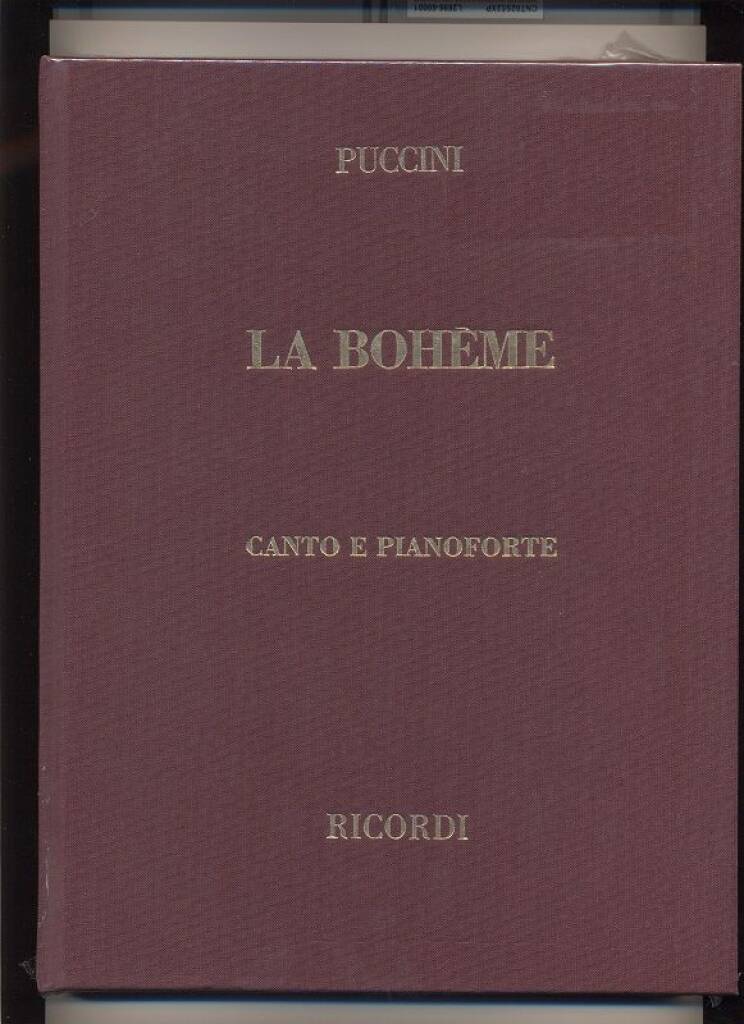 Front Cover Image La Bohème