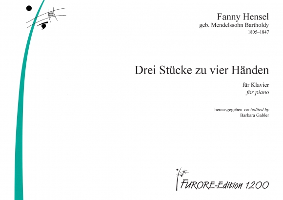 Front Cover Image Drei Stücke zu vier Händen