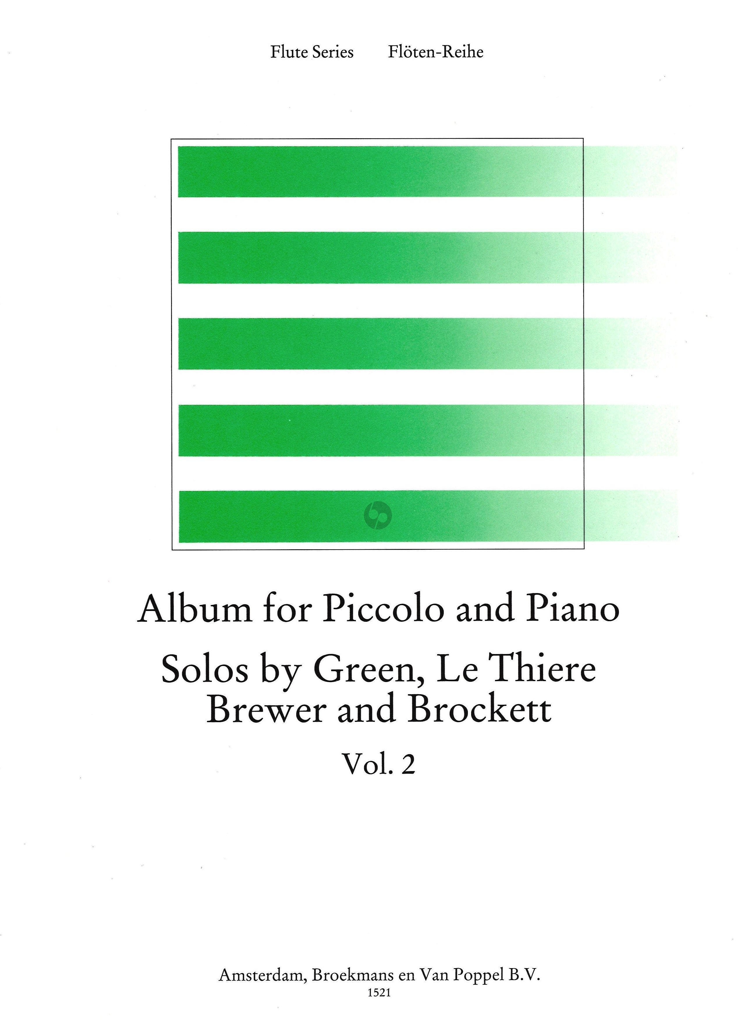 Front Cover Image Album For Piccolo & Piano 2