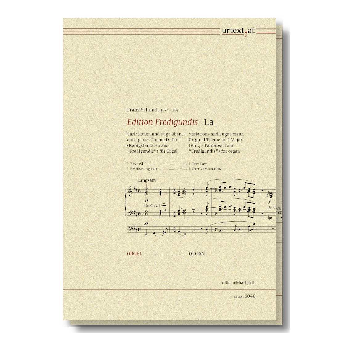 Front Cover Image Edition Fredigundis Band 1