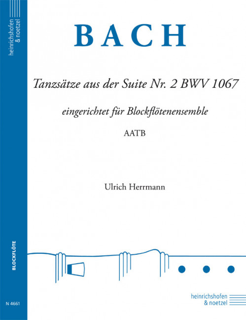 Front Cover Image Tanzsätze aus der Suite Nr. 2 BWV1067 