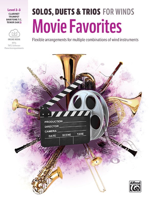Front Cover Image Solos, Duets & Trios for Winds: Movie Favorites