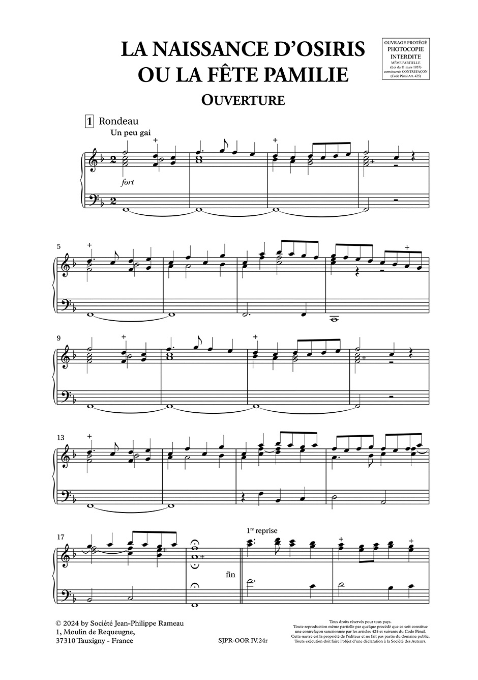 Front Cover Image La Naissance d'Osiris