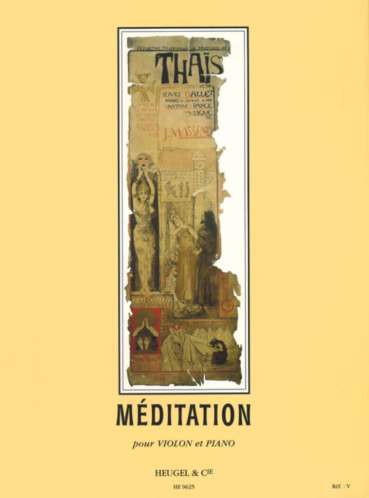 Front Cover Image Thais meditation violon et piano