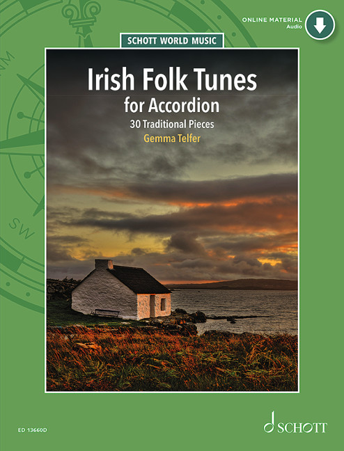 Front Cover Image Irish Folk Tunes for Accordion