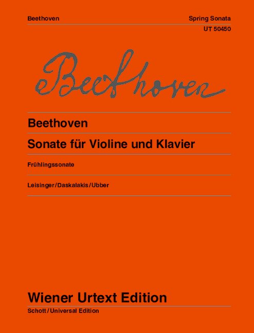 Front Cover Image Sonate für Violine und Klavier Nr. 5 op. 24