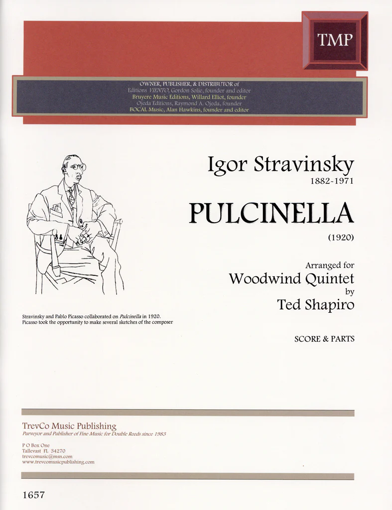 Front Cover Image Pulcinella Suite