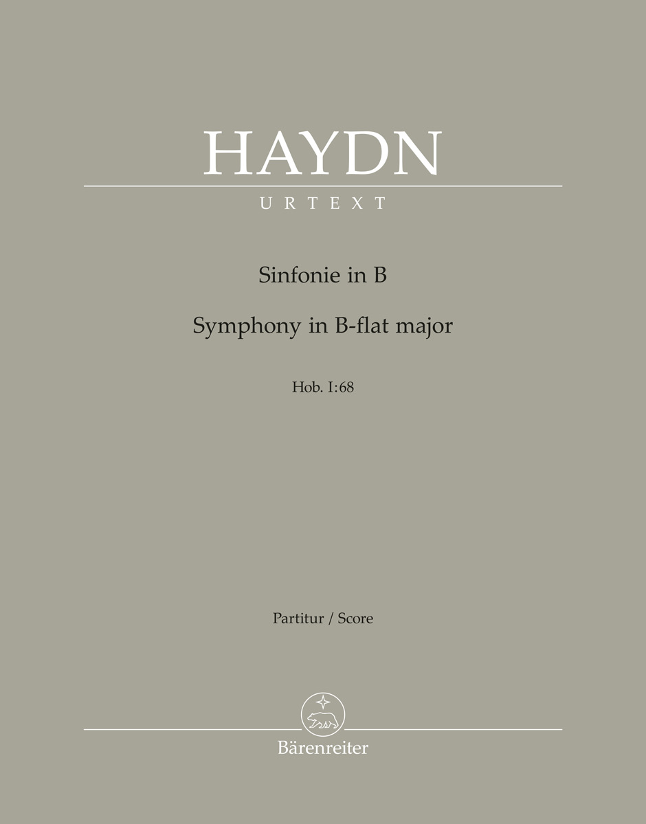 Front Cover Image Sinfonie in B Hob. I:68