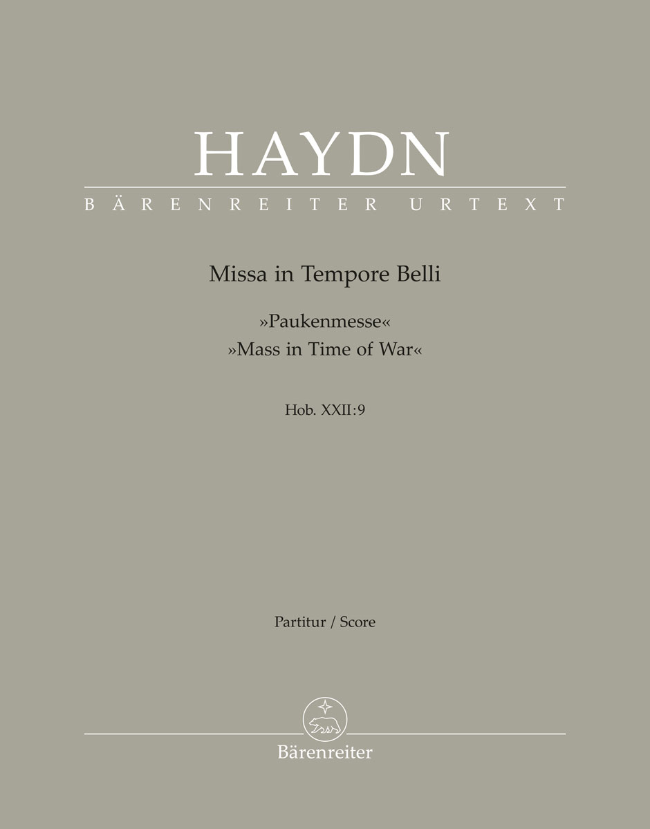 Front Cover Image Missa in Tempore Belli Hob. XXII:9 "Paukenmesse"