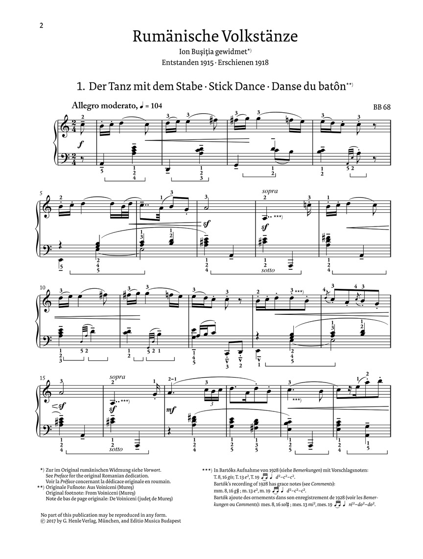 Other Cover Image Rumänische Volkstänze
