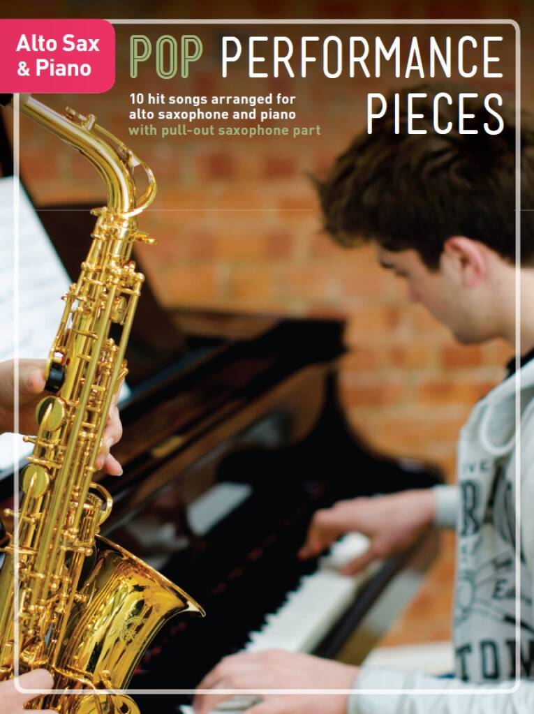 Front Cover Image Pop Performance Pieces - Alto Sax