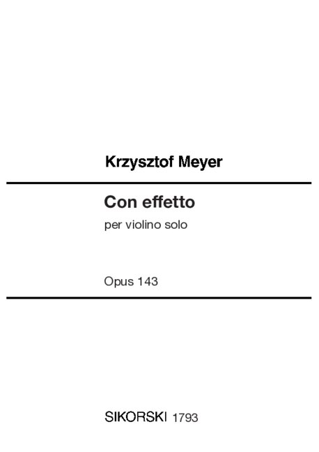 Front Cover Image Con effetto op. 143